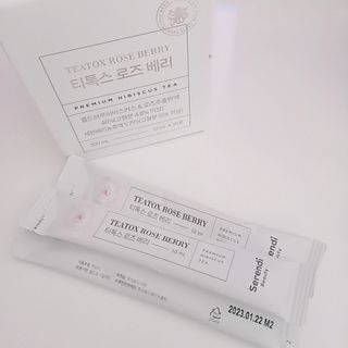 세렌디뷰티_이너뷰티 티톡스 로즈 베리 — 5점을 준 리뷰어가 2021년 3월 올린 사용 사진