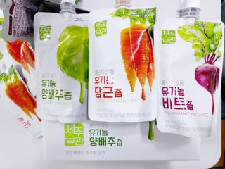 탐라원 유기농 제주산 건강즙 3종 - 양배추즙 비트즙 당근즙 — 5점을 준 리뷰어가 2021년 12월 올린 사용 사진
