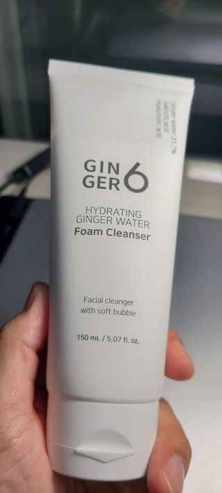 GINGER6 하이드레이팅 진저 워터 폼클렌징 — 5점을 준 리뷰어가 2021년 10월 올린 사용 사진