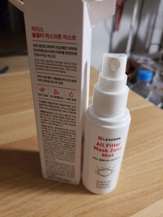 리더스코스메틱 리더스 올필터 마스크존 미스트 — 5점을 준 리뷰어가 2021년 3월 올린 사용 사진