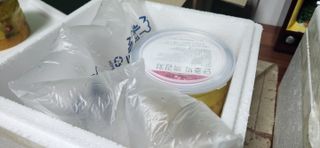셰프애찬 단호박 백김치 1kg — 5점을 준 리뷰어가 2022년 10월 올린 사용 사진