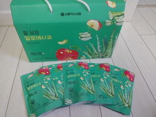 서울약사신협 잘 담은 알로애사과_70ml x 30포 — 5점을 준 리뷰어가 2021년 9월 올린 사용 사진