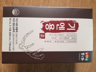 [몸엔용] 무더운 날씨에 국산녹용 기엔용으로 몸보신 50ml x 30포 — 5점을 준 리뷰어가 2021년 6월 올린 사용 사진