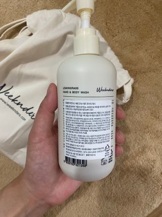 [위켄더스] 기분좋은 하루를 선사해주는 핸드& 바디워시 1종 랜덤발송 — 5점을 준 리뷰어가 2022년 5월 올린 사용 사진