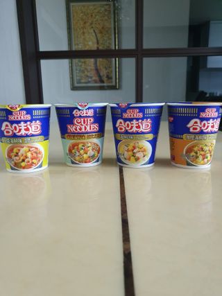 NISSIN 닛신 컵누들  4종 - 씨푸드오리지날, 씨푸드 스파이시, 씨푸드 커리, 씨푸드 XO소스 — 5점을 준 리뷰어가 2021년 12월 올린 사용 사진