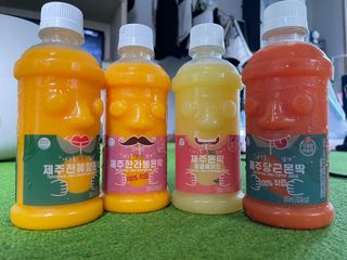 탐라원 제주의 맛, 몬딱주스 4종세트 - 한라봉몬딱주스, 천혜향몬딱주스, 청귤에이드, 당근몬딱주스 — 5점을 준 리뷰어가 2021년 7월 올린 사용 사진