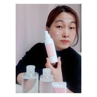 화이트리 채움 베리어 로션, 베리어 크림 세트 — 3점을 준 리뷰어가 2021년 2월 올린 사용 사진