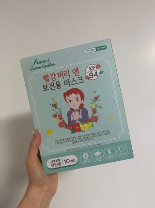 [숨그림]  덴탈마스크 짱구 우리아이 그리고 내가 쓰는 믿을수있는 케릭터 마스크  16종 — 4점을 준 리뷰어가 2021년 12월 올린 사용 사진