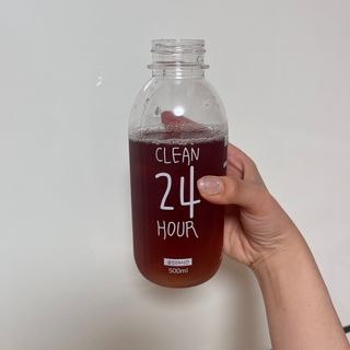클린24시간 1BOX(5포) + 전용보틀(500ml) — 5점을 준 리뷰어가 2023년 7월 올린 사용 사진