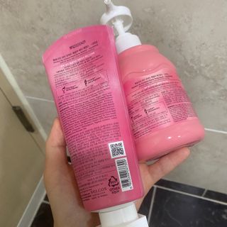 [후르디아] 복숭아 바디워시+바디에센스 세트 — 5점을 준 리뷰어가 2021년 11월 올린 사용 사진