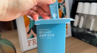 클린24시간 슬림앤유산균 1박스 (3.5g X 15포) — 5점을 준 리뷰어가 2022년 11월 올린 사용 사진