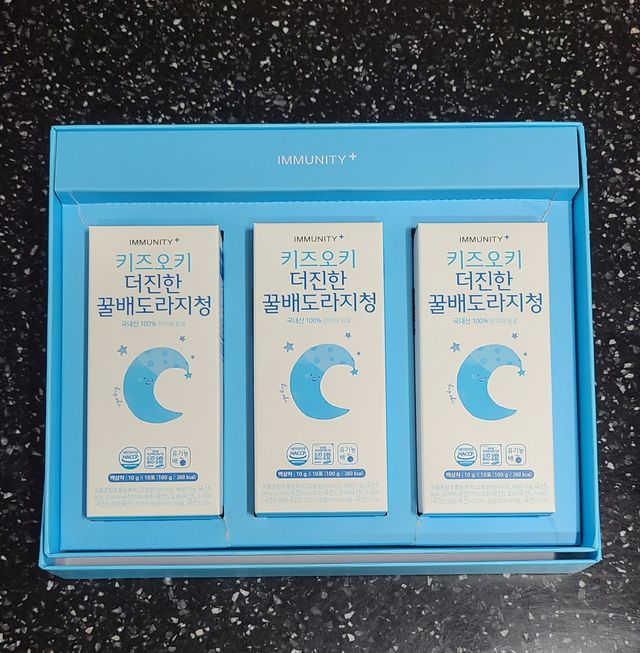 [이뮤니티플러스]우리아이 면역오키, 건강오키 _ 키즈오키 더진한꿀배도라지청 10포 1box 리뷰 사진