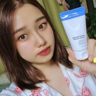 더마포레스트 모이스처라이징 아쿠아크림 / 수분크림 히알루론산 펩타이드 보습 미백 주름개선 — 4점을 준 리뷰어가 2021년 7월 올린 사용 사진