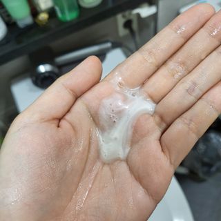 프리마인 더이상 뻣뻣하고 효과없는 탈모샴푸는 NO. 근본부터 케어하는 셀베이스 그린티샴푸(500ml) — 5점을 준 리뷰어가 2023년 1월 올린 사용 사진