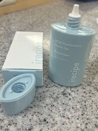 아이레시피 마일드 히알루로닉 모이스트 업 선스크린 SPF50+ PA++++ — 4.5점을 준 리뷰어가 2023년 6월 올린 사용 사진