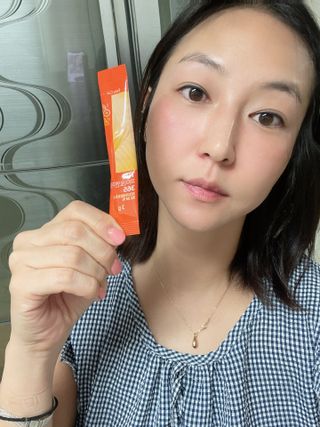 [닥터루템]맛있는 파인애플맛 과채효소 THE파이토엔자임365 1box (30포) — 5점을 준 리뷰어가 2022년 10월 올린 사용 사진