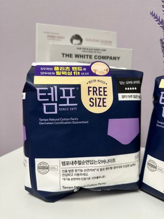 FREE [템포] 패드 내추럴순면 입는 오버나이트 5P * 2개 — 5점을 준 리뷰어가 2023년 10월 올린 사용 사진