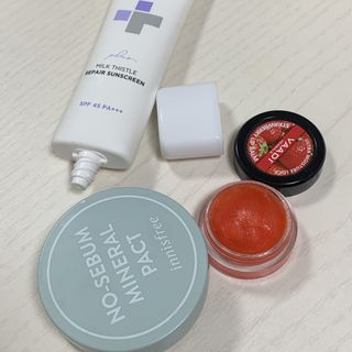 바노바기 코스메틱 바노바기 밀크씨슬 리페어 시카 선스크린 플러스 50ml — 5점을 준 리뷰어가 2023년 3월 올린 사용 사진