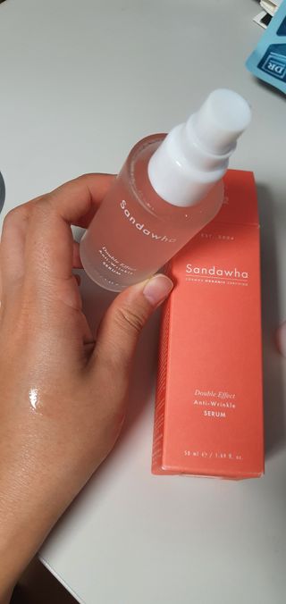 산다화 더블 이펙트 안티 링클 세럼 50ml — 5점을 준 리뷰어가 2022년 11월 올린 사용 사진