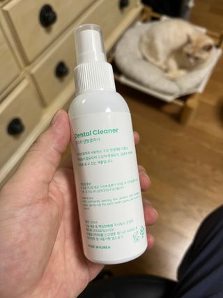 [댕모어 클리너 3종] 아이클리너 / 이어클리너 / 덴탈클리너 3종 세트 (120ml) — 5점을 준 리뷰어가 2023년 11월 올린 사용 사진