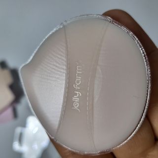 젤리팜 마이크로셀 실리콘퍼프 피치,오렌지 — 3점을 준 리뷰어가 2021년 11월 올린 사용 사진