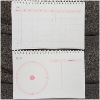 리훈 차일드라이크 초등학생 스터디 플래너 — 4점을 준 리뷰어가 2022년 3월 올린 사용 사진