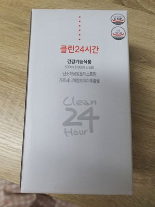 클린24시간 1BOX(5포) + 전용보틀(500ml) — 5점을 준 리뷰어가 2022년 9월 올린 사용 사진