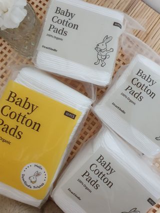 디어엘로디 프리미엄 유기농 베이비 솜티슈 40매 3 + 1 PACK — 5점을 준 리뷰어가 2021년 3월 올린 사용 사진