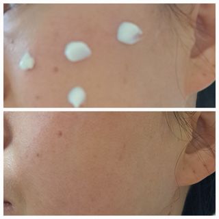 바노바기 코스메틱 바노바기 밀크씨슬 리페어 시카 선스크린 플러스 50ml — 5점을 준 리뷰어가 2023년 3월 올린 사용 사진