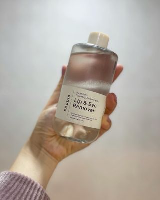 [후르디아] 눈시림없는 올영 립앤아이 리무버 — 5점을 준 리뷰어가 2024년 2월 올린 사용 사진