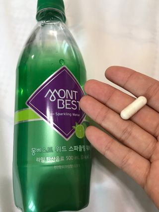 몽베스트 Montbest with Sparkling water Lime20병 — 5점을 준 리뷰어가 2021년 10월 올린 사용 사진