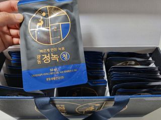 광동생활건강 [광동] 바르게 만든 녹용, 광동정녹청 — 5점을 준 리뷰어가 2021년 11월 올린 사용 사진