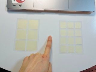 [큐어반H 커팅] 간편하게 떼서 쓰는 자외선차단 습윤밴드 (1팩/30매입) — 3점을 준 리뷰어가 2022년 11월 올린 사용 사진