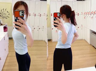 [딕시] 힙 플랙션 레깅스 HIP FLEXION Leggings — 5점을 준 리뷰어가 2022년 4월 올린 사용 사진