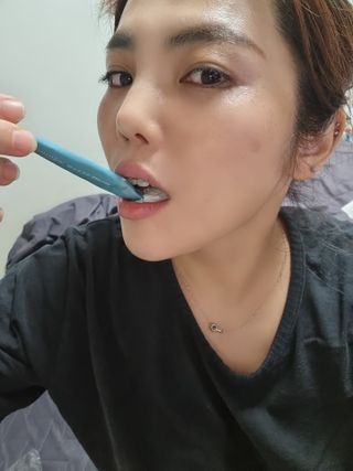 클린24시간 슬림앤유산균 1박스 (3.5g X 15포) — 5점을 준 리뷰어가 2022년 8월 올린 사용 사진