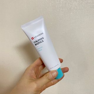 리더스코스메틱 리더스 카밍 바이오틱스 크림 마스크 — 5점을 준 리뷰어가 2021년 3월 올린 사용 사진