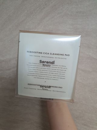 세렌디뷰티 리부스팅 시카 클렌징 패드 — 5점을 준 리뷰어가 2021년 7월 올린 사용 사진