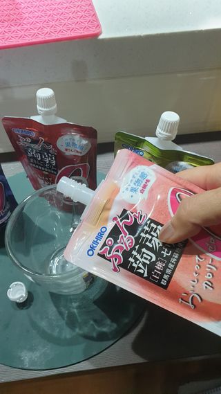 ORIHIRO 오리히로 곤약젤리 제로칼로리 130g 4종 4팩(맛별로 1팩씩) — 5점을 준 리뷰어가 2023년 2월 올린 사용 사진