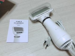 아베크 펫 강아지 고양이 애견 에어 브러쉬 드라이기 올인원 — 5점을 준 리뷰어가 2021년 7월 올린 사용 사진