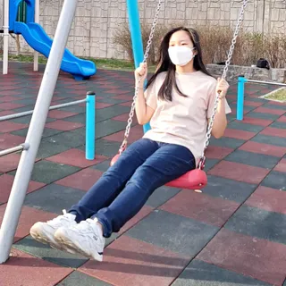 아르보노브라 아르보노 주니어 베이직 반팔 브라 티셔츠 — 5점을 준 리뷰어가 2022년 4월 올린 사용 사진