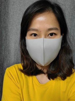 [에이블밤부] 리퓨어 쿠퍼 마스크 10color — 4.5점을 준 리뷰어가 2021년 3월 올린 사용 사진
