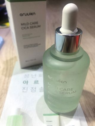 아르비엔 마일드케어 비건 시카세럼 — 5점을 준 리뷰어가 2021년 2월 올린 사용 사진