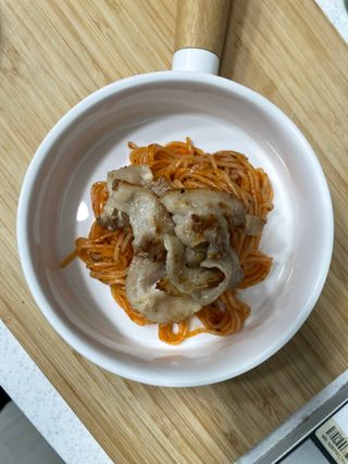 [한면원] 비빔국수 2인분 — 3점을 준 리뷰어가 2022년 8월 올린 사용 사진