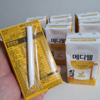 메디웰 페디아드링크 미니 바나나맛 — 5점을 준 리뷰어가 2022년 8월 올린 사용 사진
