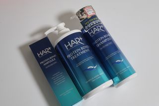 헤어플러스 단백질탈모샴푸 500ml+단백질본드앰플 145ml — 5점을 준 리뷰어가 2021년 3월 올린 사용 사진