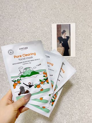 세뚜아(Cettua) 나우[세뚜아] 포레스트 수딩 마스크 Cettual Forest  Soothing Mask 4매 — 5점을 준 리뷰어가 2024년 1월 올린 사용 사진