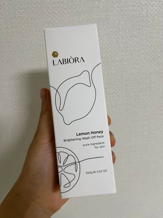 라비오라 레몬 허니 브라이트닝 워시오프 팩 100g — 5점을 준 리뷰어가 2022년 7월 올린 사용 사진
