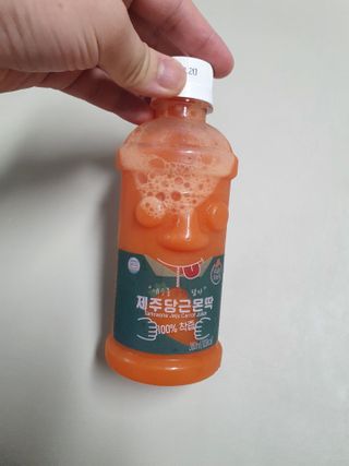 탐라원 무농약 당근과즙으로 건강한 당근주스, 당근몬딱주스 — 4점을 준 리뷰어가 2021년 8월 올린 사용 사진