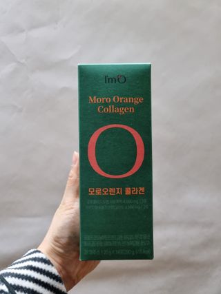 아임오 모로오렌지 콜라겐 1box (14포) — 2점을 준 리뷰어가 2023년 2월 올린 사용 사진