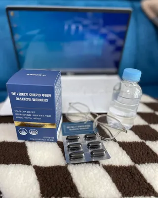 지바이오렉스 RE;알티지오메가3 루테인아스타잔틴 멀티비타민 — 5점을 준 리뷰어가 2022년 11월 올린 사용 사진